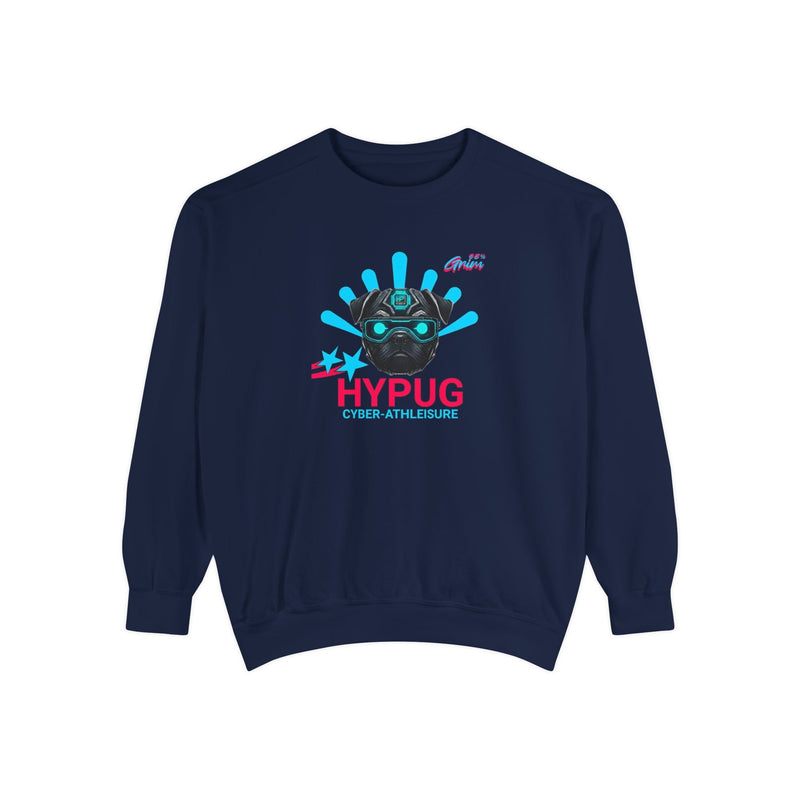 HYPUG-Core-300GSM-Heavyweight-Sweatshirt-Black-Lifestyle-Shot