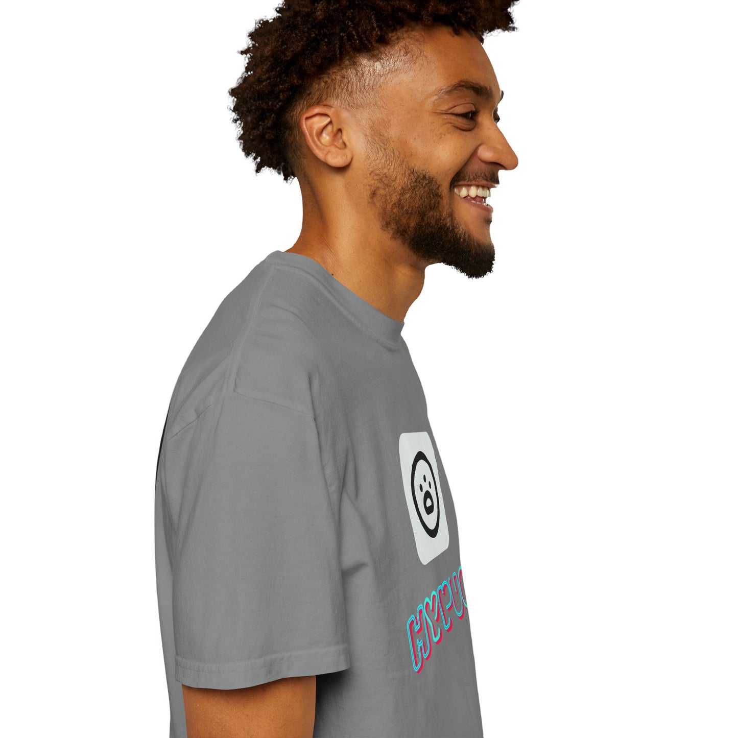 Big Dog Graphic T-Shirt — 'HYPUG' Retro Logo with Illustrated Boxer Dog