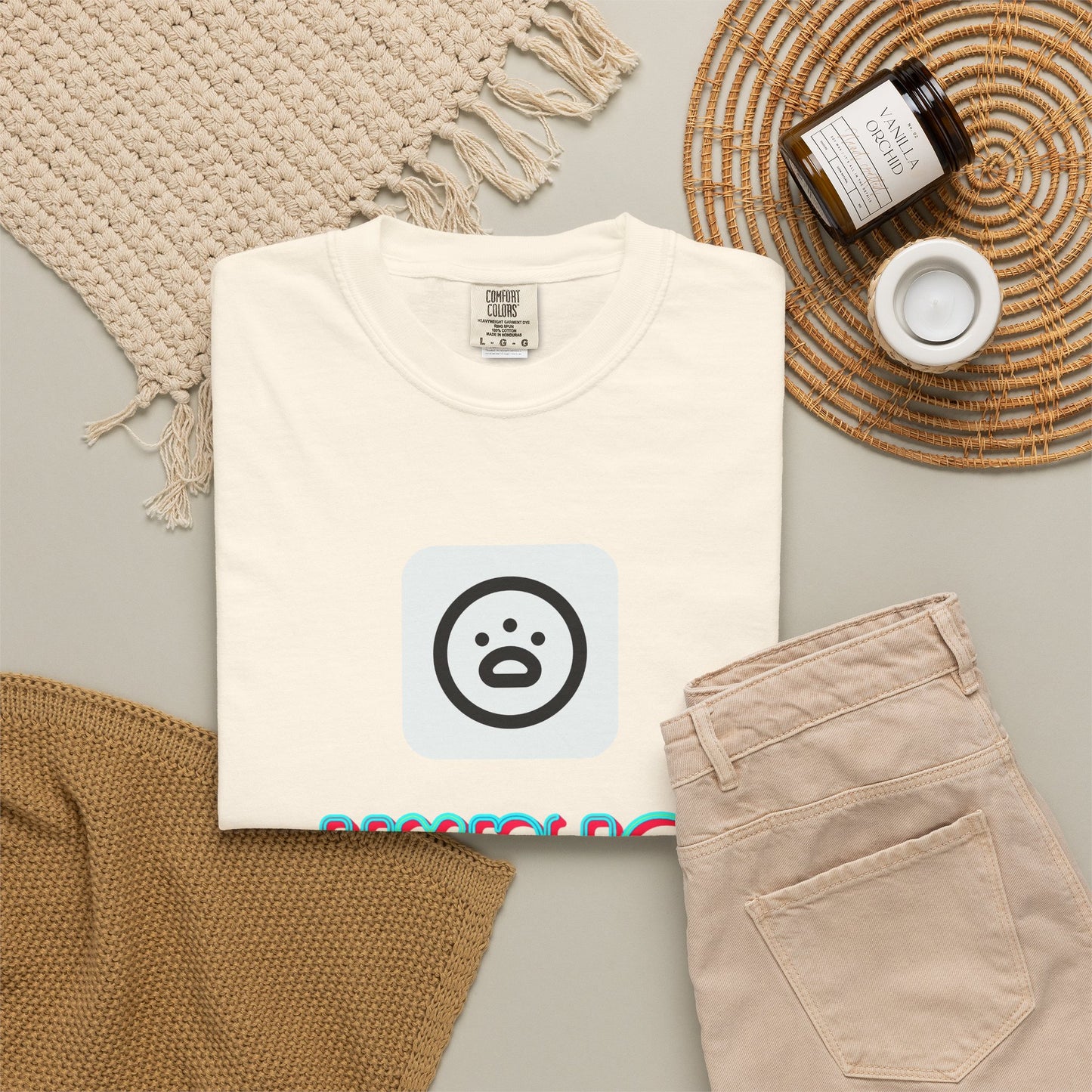 Big Dog Graphic T-Shirt — 'HYPUG' Retro Logo with Illustrated Boxer Dog