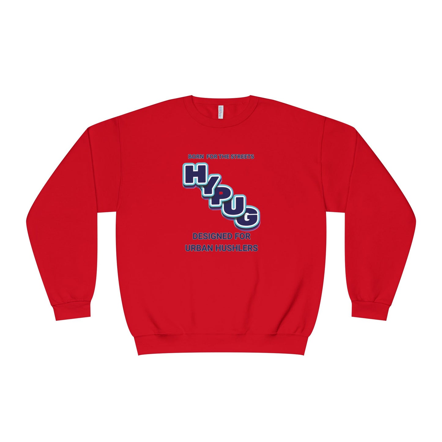 Hypug Urban Dogs Crewneck Sweatshirt — Graphic Puppy Logo Back Print
