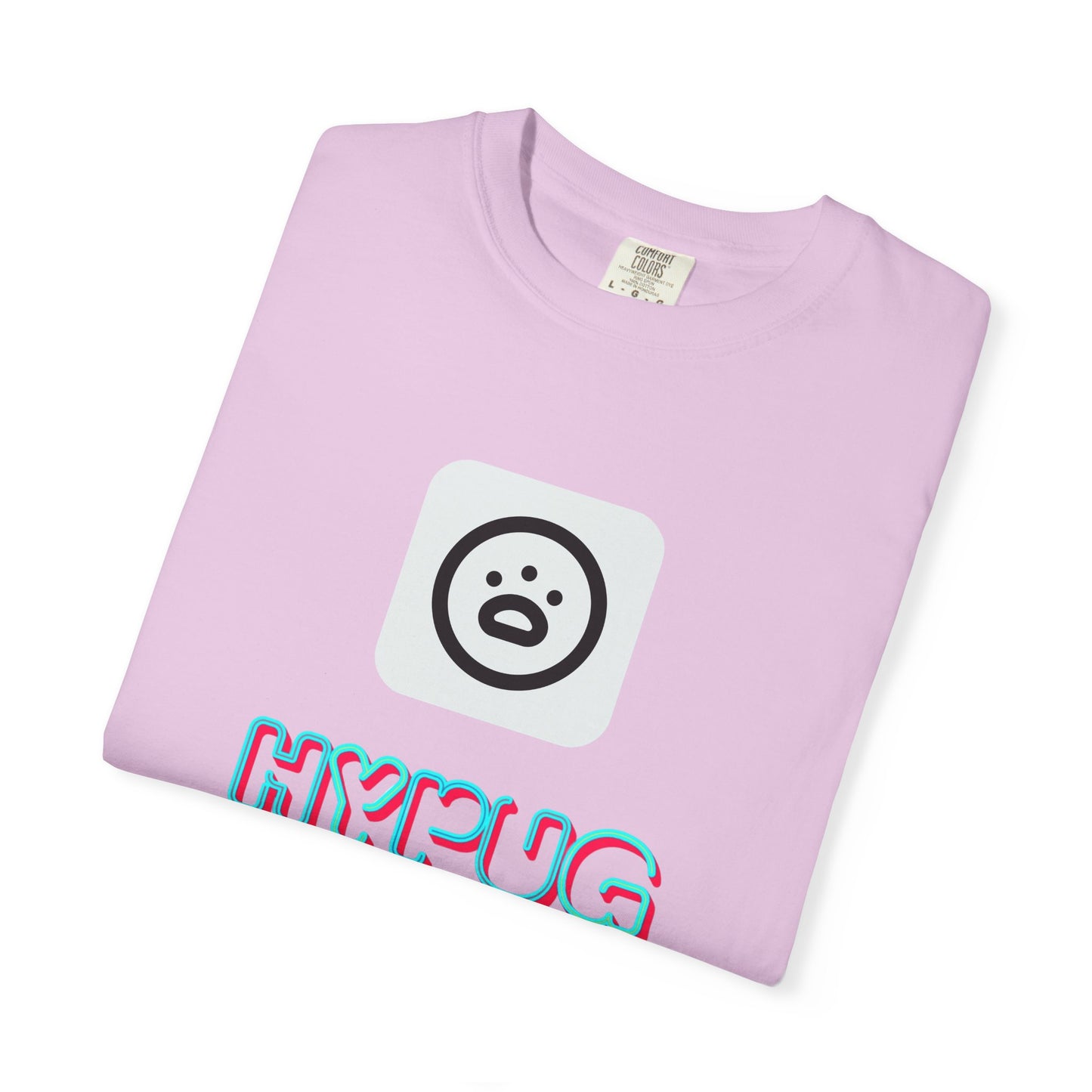 Big Dog Graphic T-Shirt — 'HYPUG' Retro Logo with Illustrated Boxer Dog