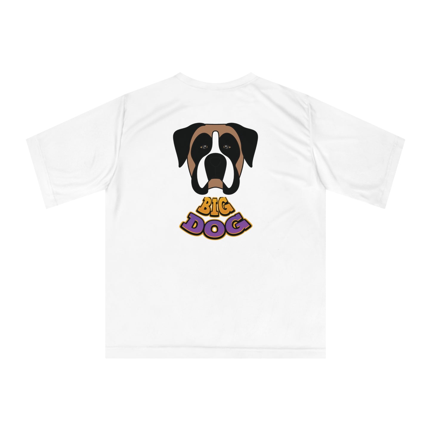 Big Dog Graphic T‑Shirt — Cute Boxer Illustration with "HKPUG" Text