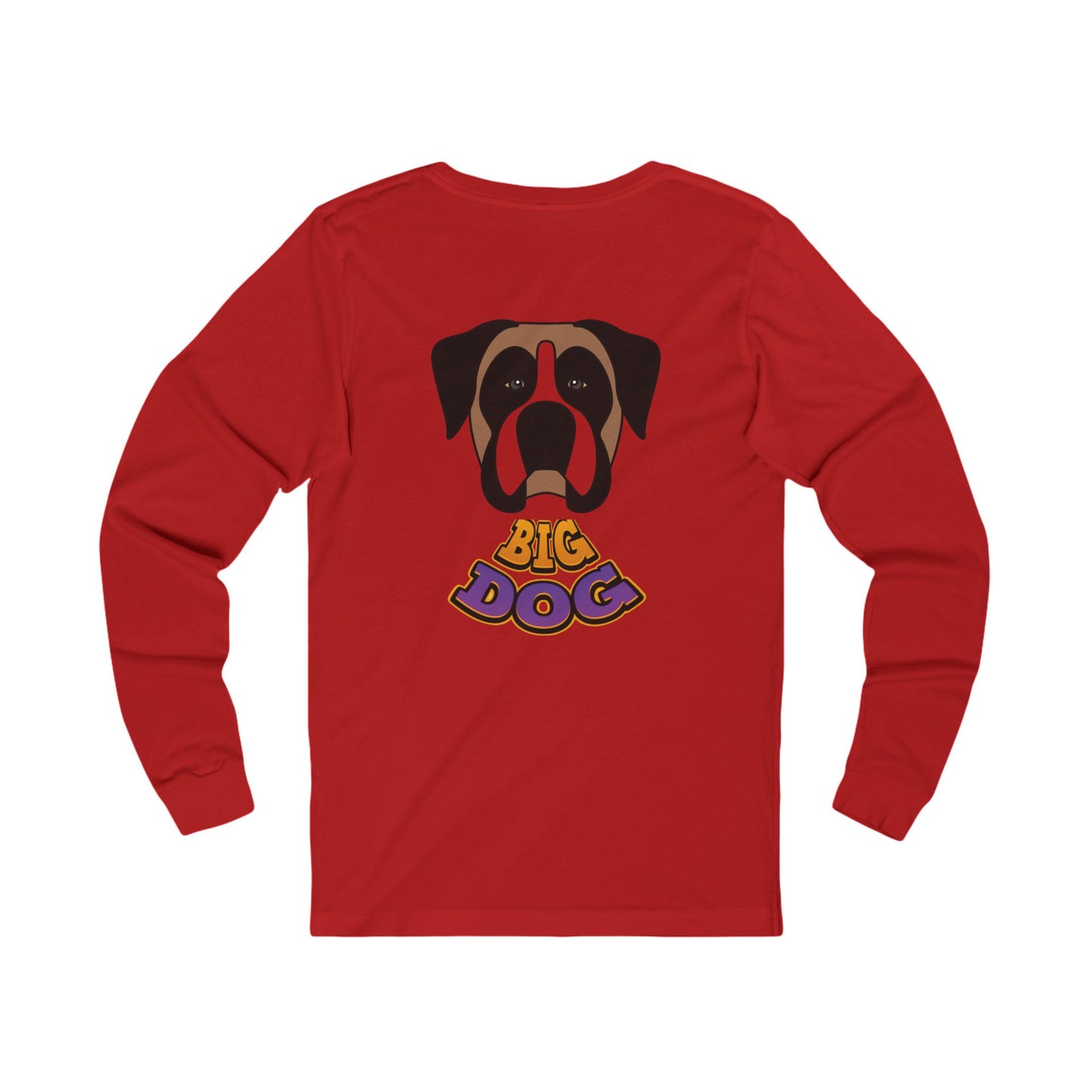 Big Dog Graphic Long Sleeve Tee — St. Bernard Illustration
