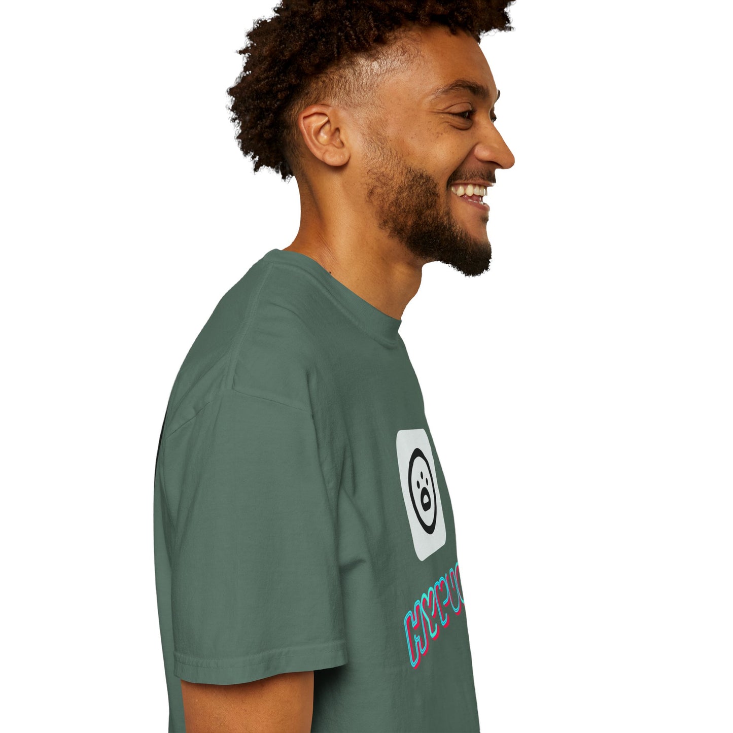 Big Dog Graphic T-Shirt — 'HYPUG' Retro Logo with Illustrated Boxer Dog