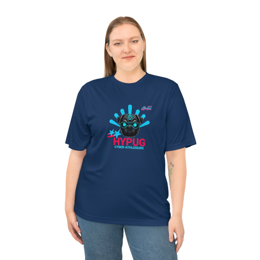 HYPUG Cyber Pug Performance T-Shirt Sport Dark Navy