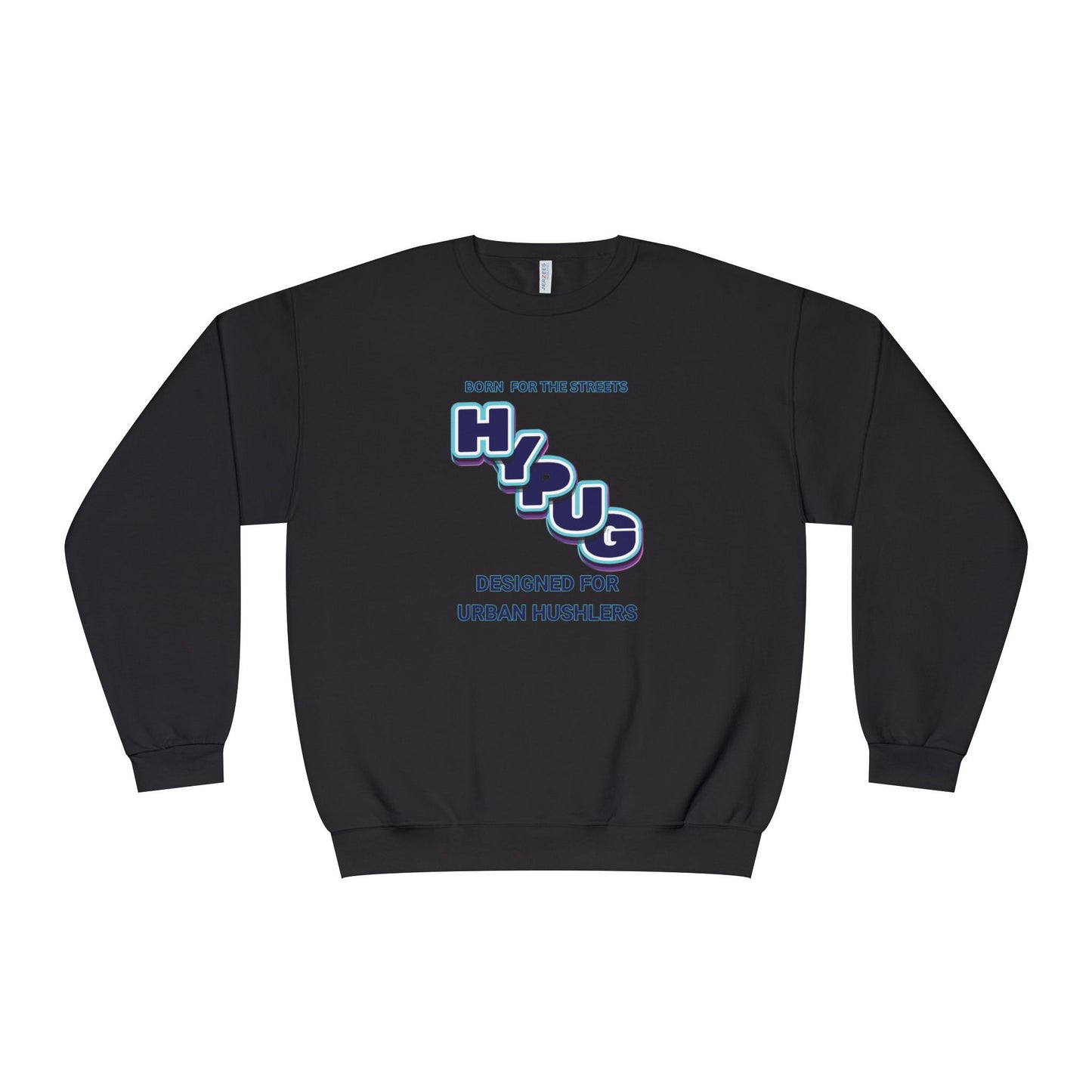 Hypug Urban Dogs Crewneck Sweatshirt — Graphic Puppy Logo Back Print