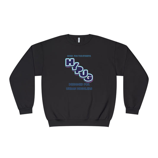Hypug Urban Dogs Crewneck Sweatshirt — Graphic Puppy Logo Back Print