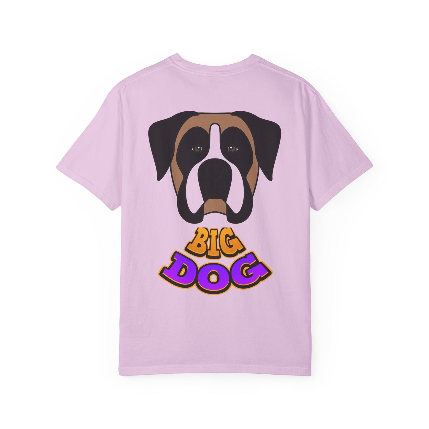 Big Dog Graphic T-Shirt — 'HYPUG' Retro Logo with Illustrated Boxer Dog