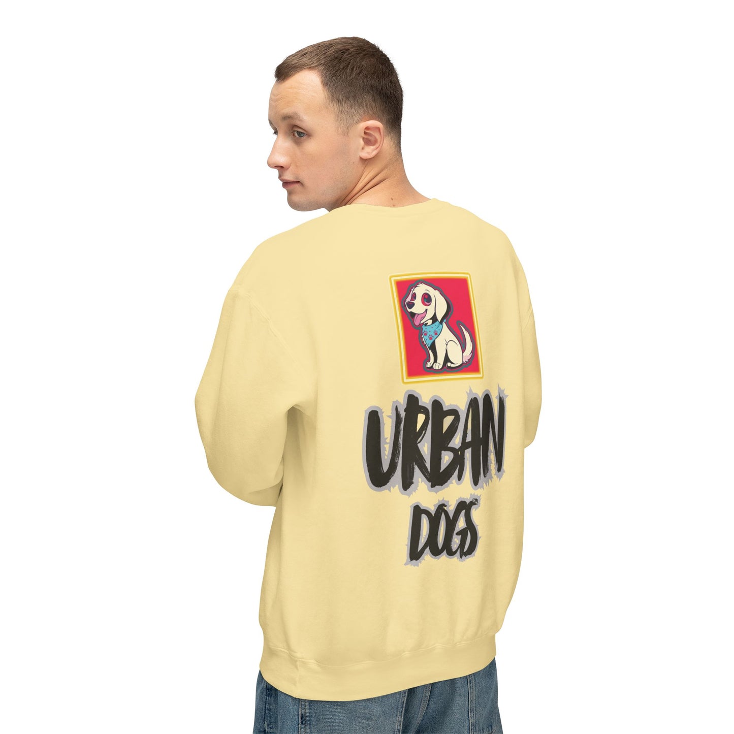 Crewneck Sweatshirt — “HYPUG: Born for the Streets / Designed for Urban Hushlers”