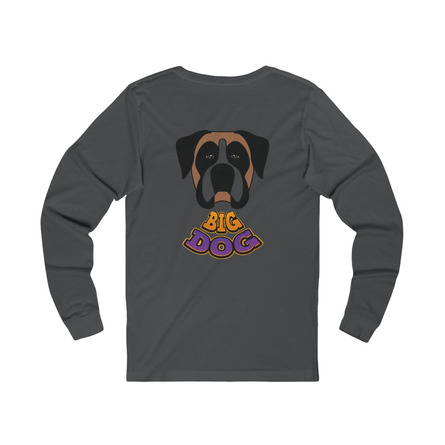 Big Dog Graphic Long Sleeve Tee — St. Bernard Illustration