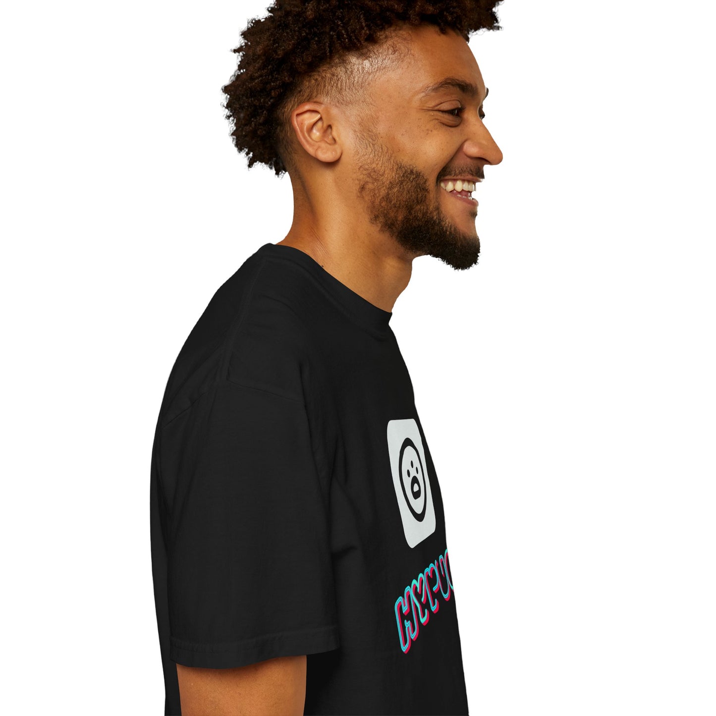 Big Dog Graphic T-Shirt — 'HYPUG' Retro Logo with Illustrated Boxer Dog