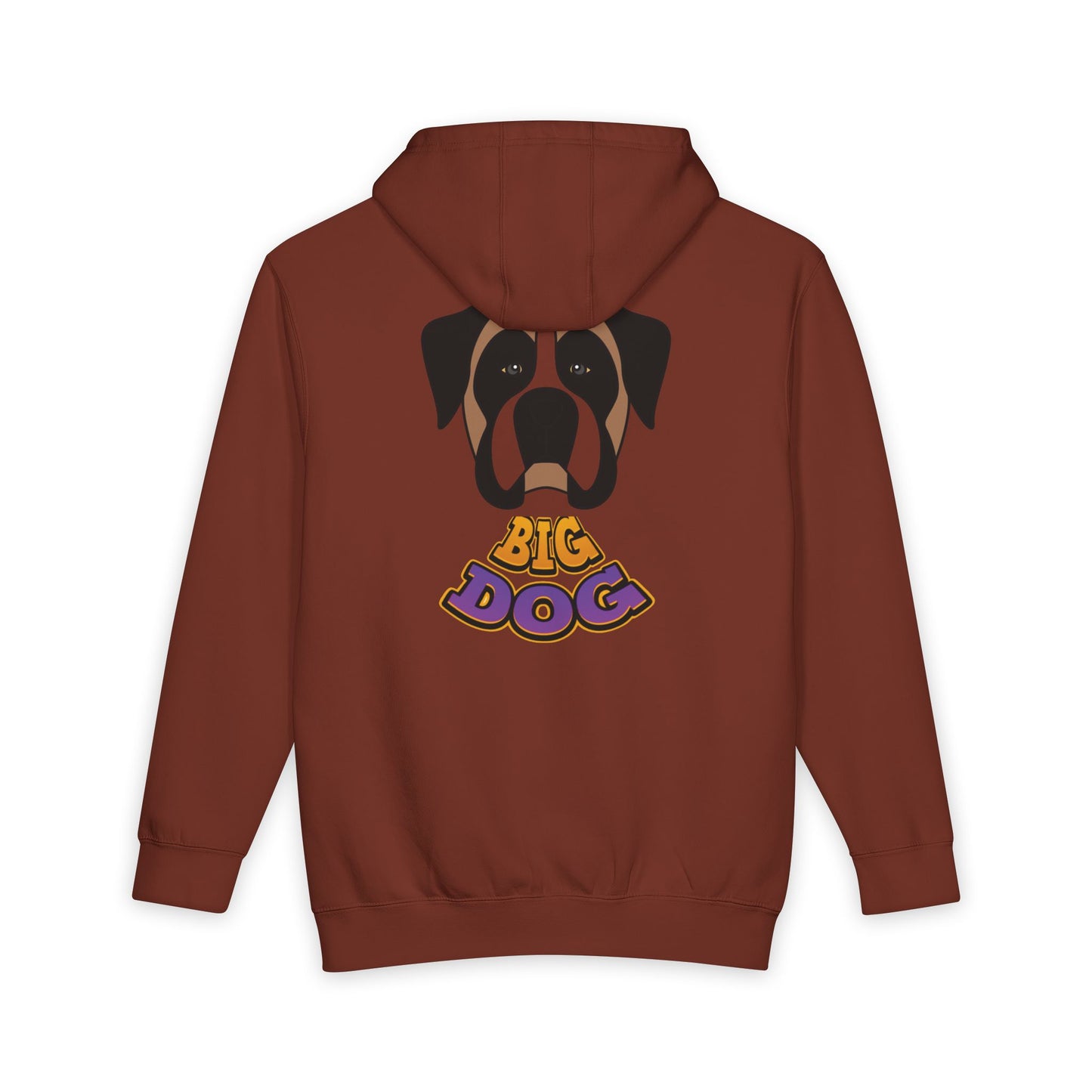 Hypug Big Dog Hoodie - Cute Boxer Illustration "Big Dog" Pullover