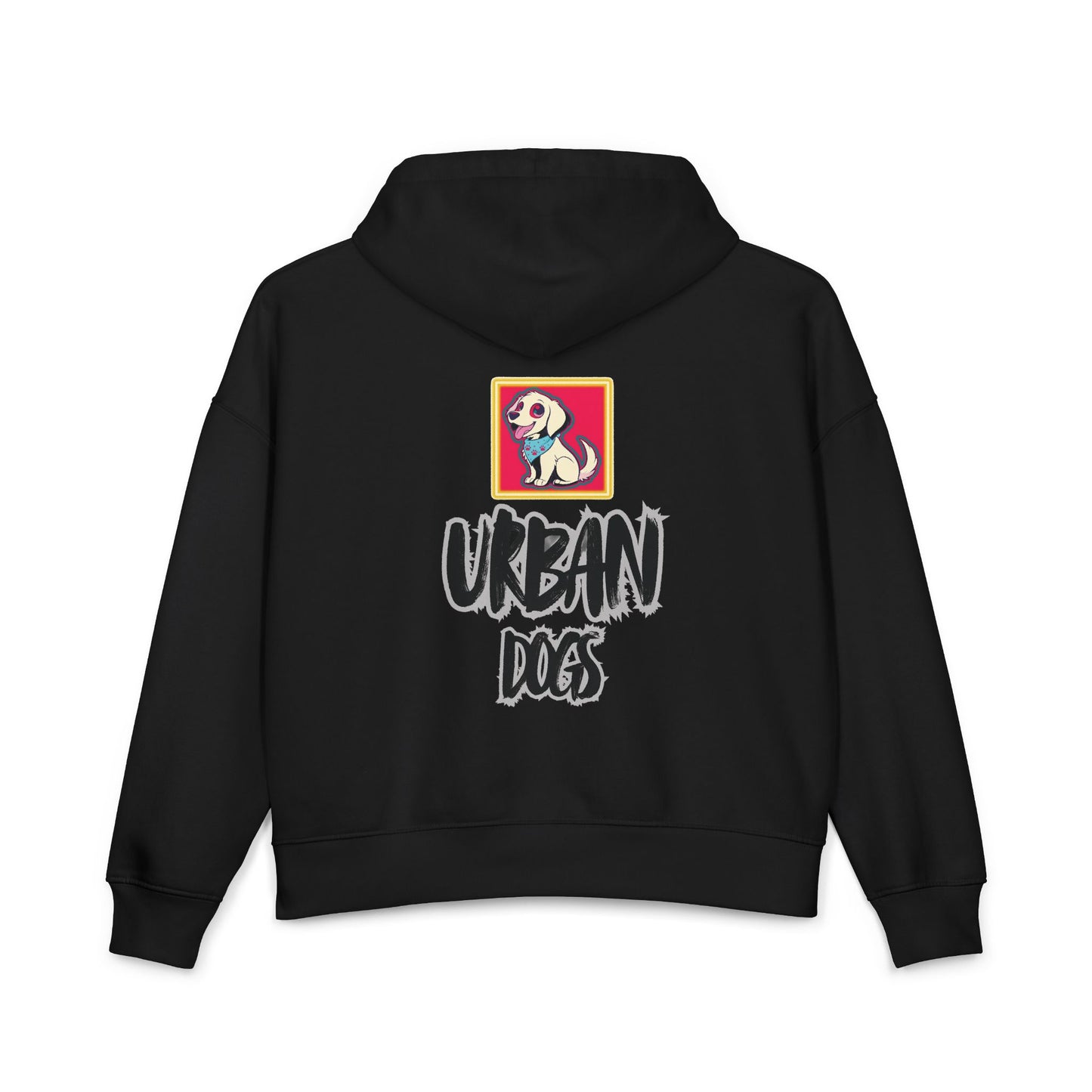 Urban Dogs Hoodie — 'HYPUG' Streetwear Graphic Hoodie for Dog Lovers