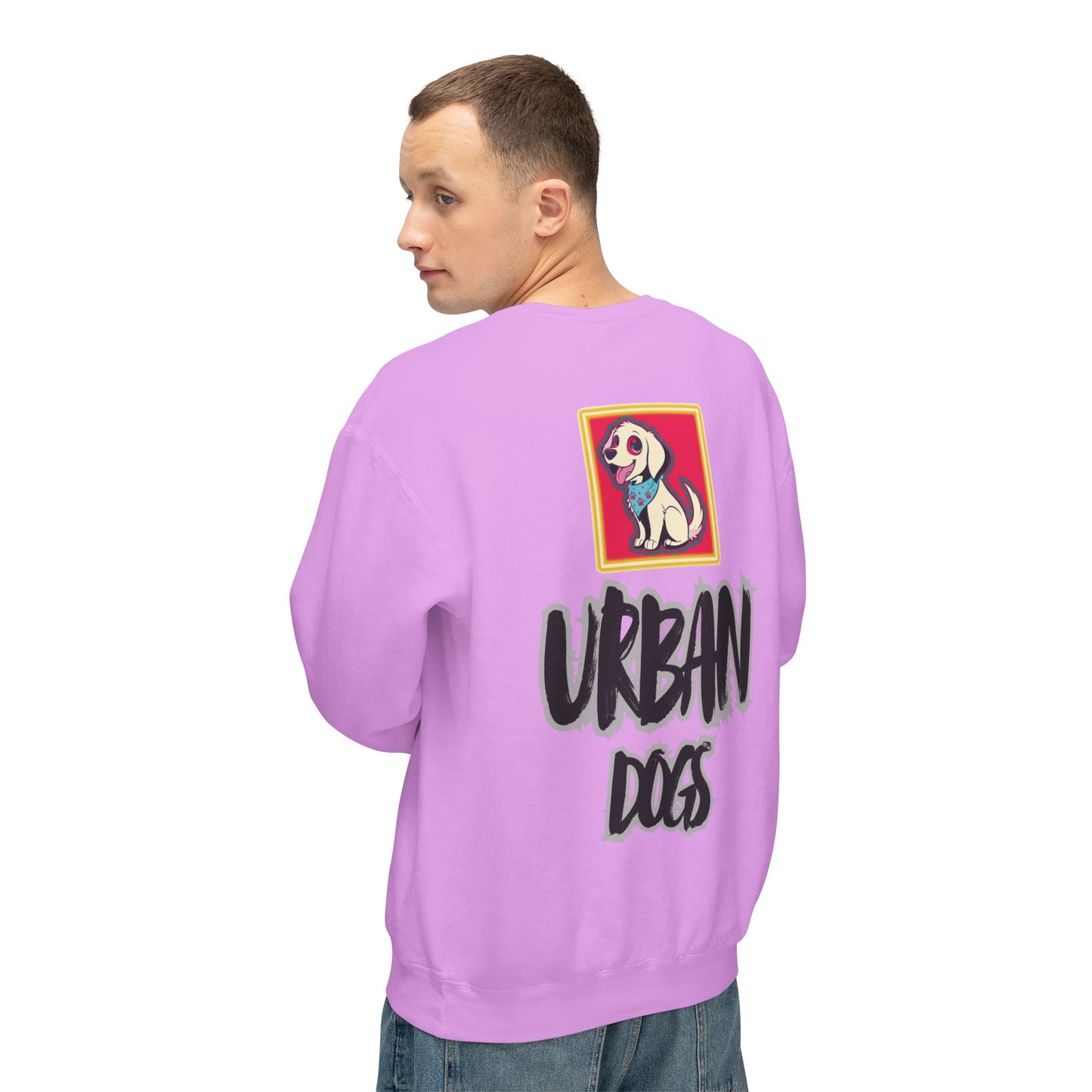 Crewneck Sweatshirt — “HYPUG: Born for the Streets / Designed for Urban Hushlers”