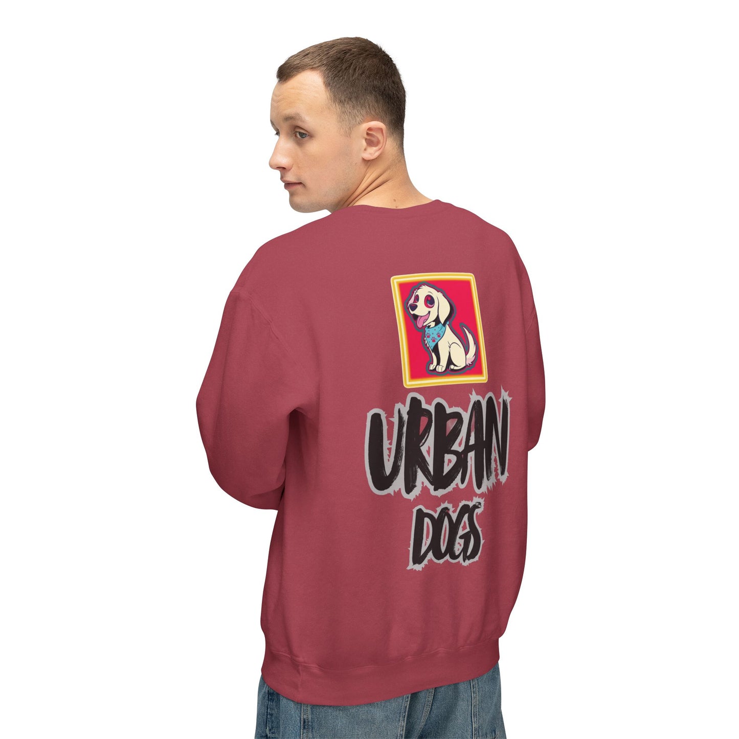 Crewneck Sweatshirt — “HYPUG: Born for the Streets / Designed for Urban Hushlers”