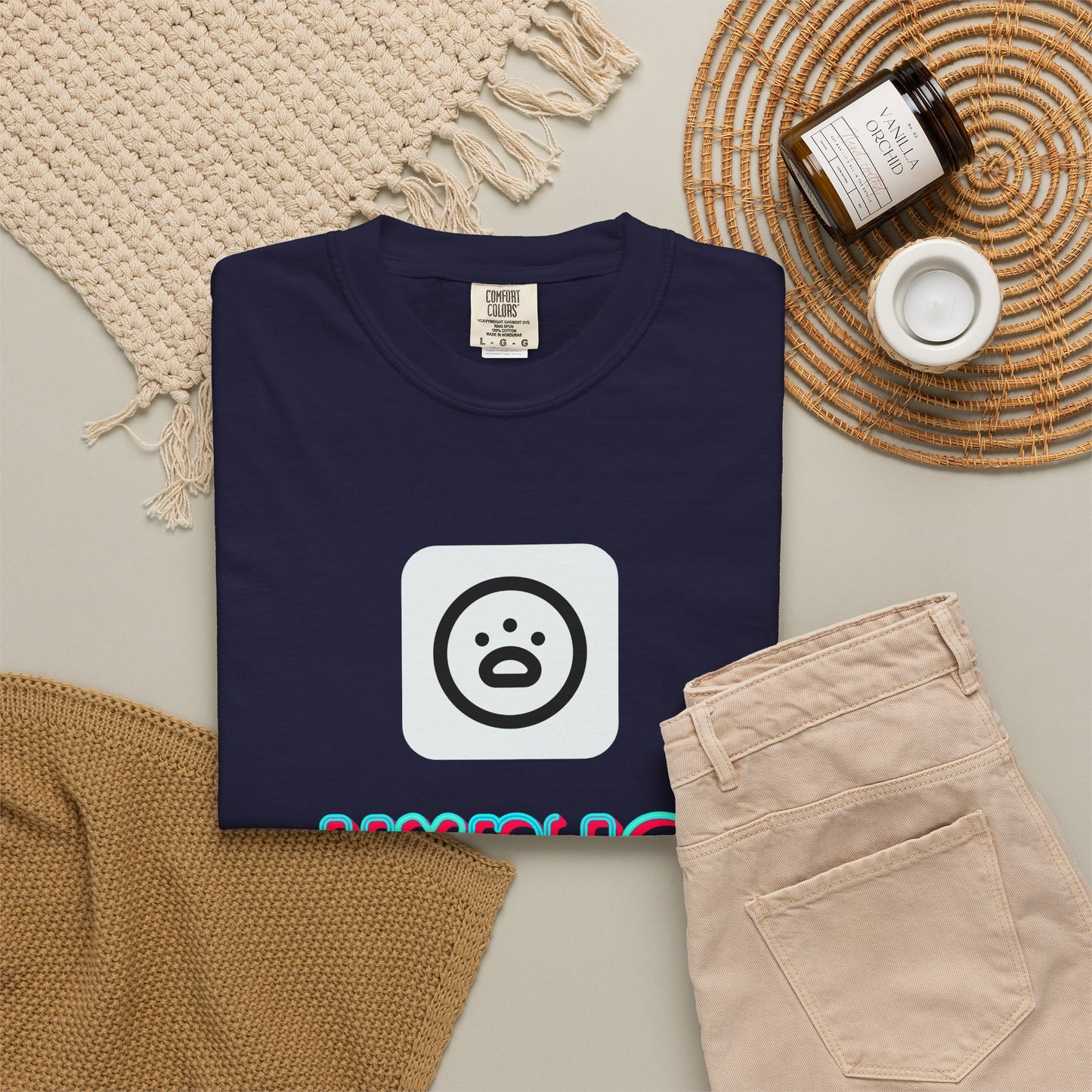 Big Dog Graphic T-Shirt — 'HYPUG' Retro Logo with Illustrated Boxer Dog