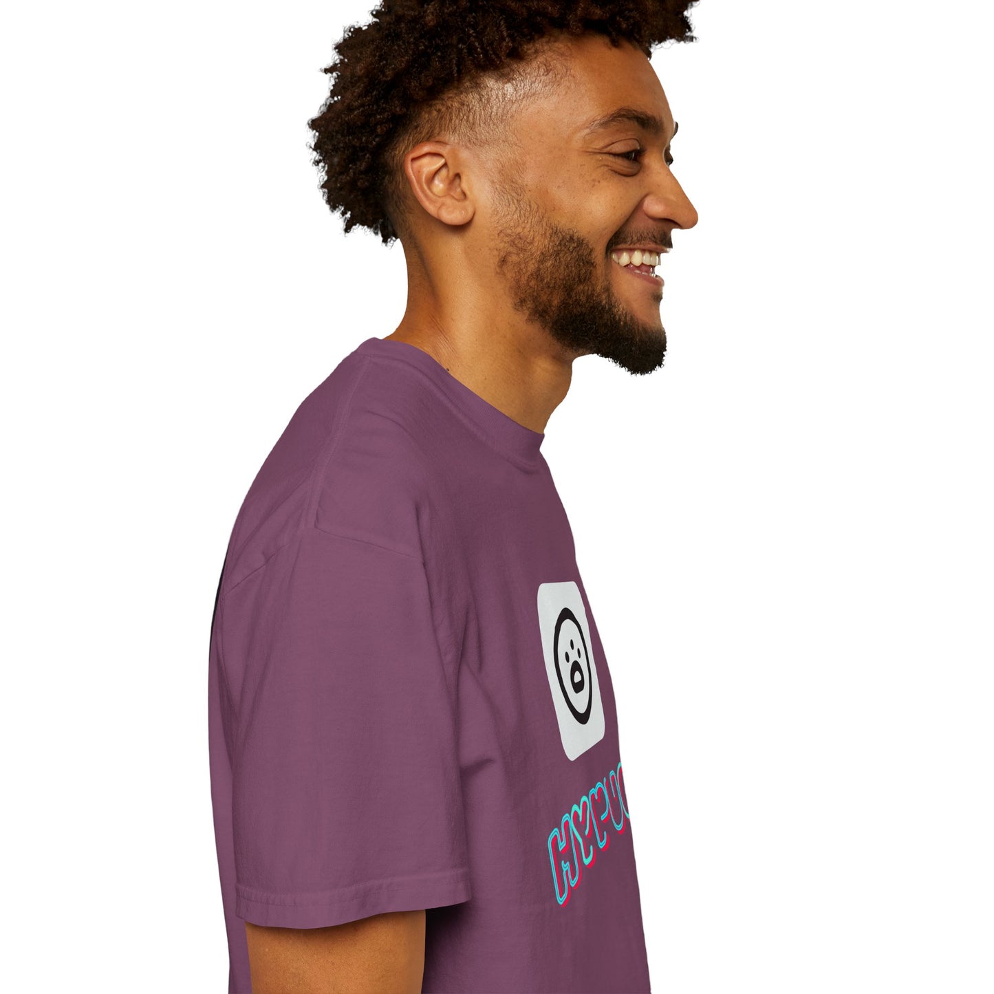 Big Dog Graphic T-Shirt — 'HYPUG' Retro Logo with Illustrated Boxer Dog