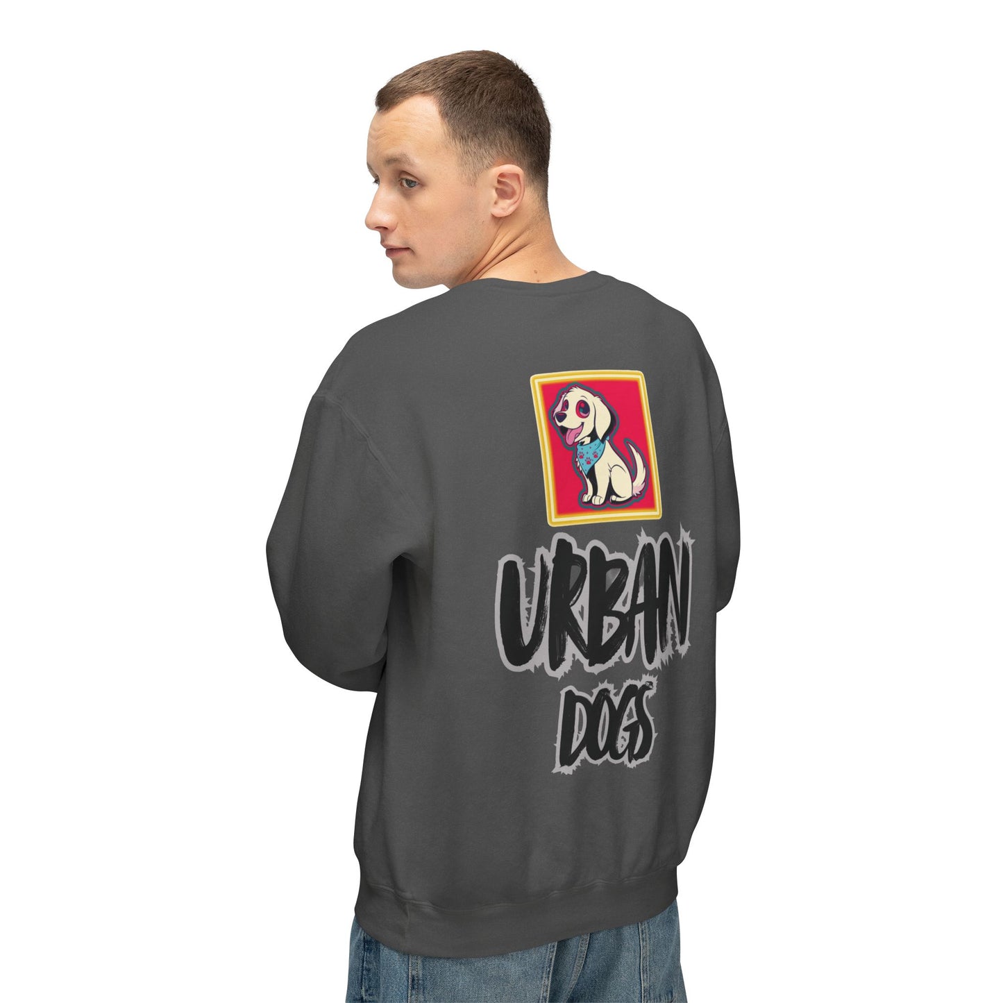 Crewneck Sweatshirt — “HYPUG: Born for the Streets / Designed for Urban Hushlers”