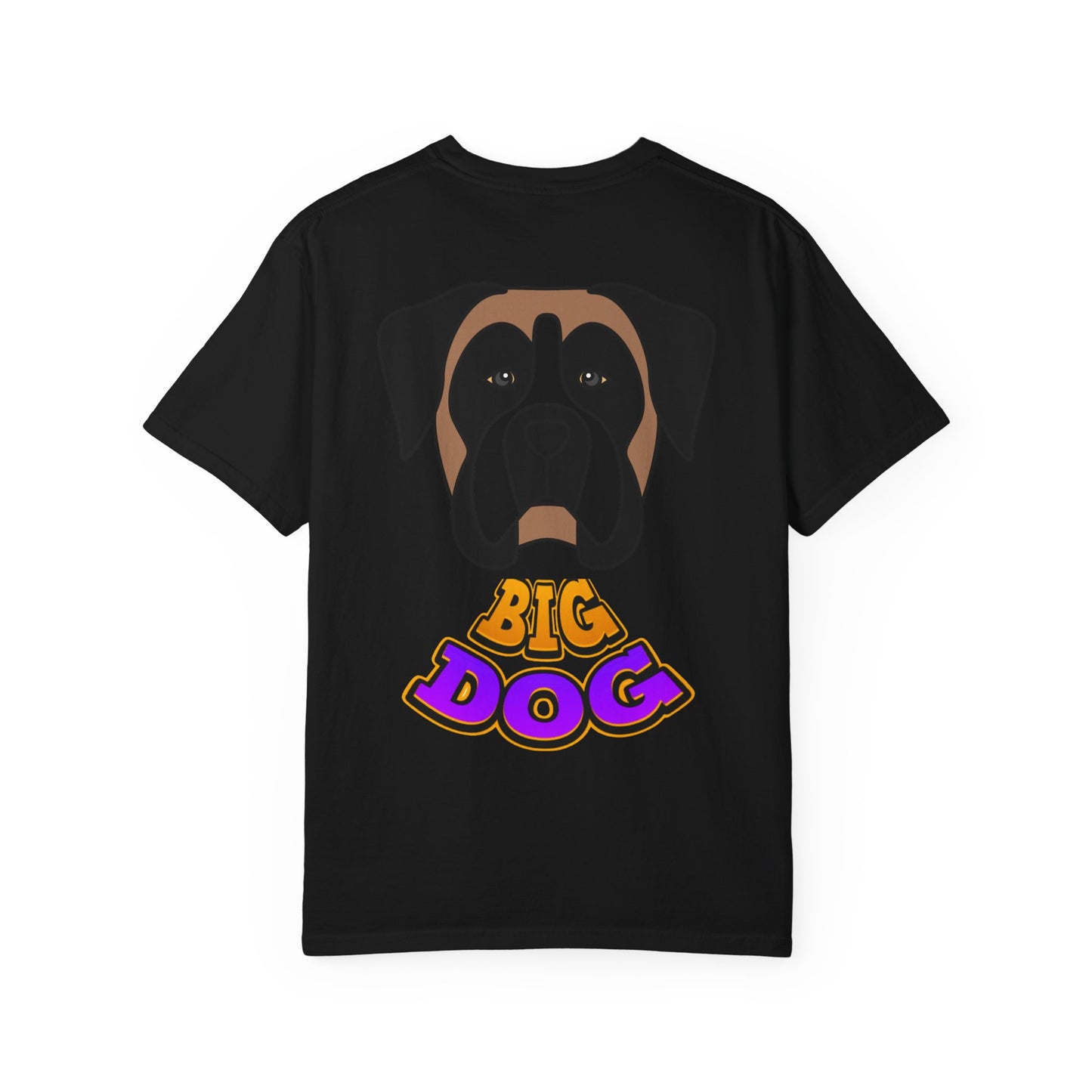 Big Dog Graphic T-Shirt — 'HYPUG' Retro Logo with Illustrated Boxer Dog