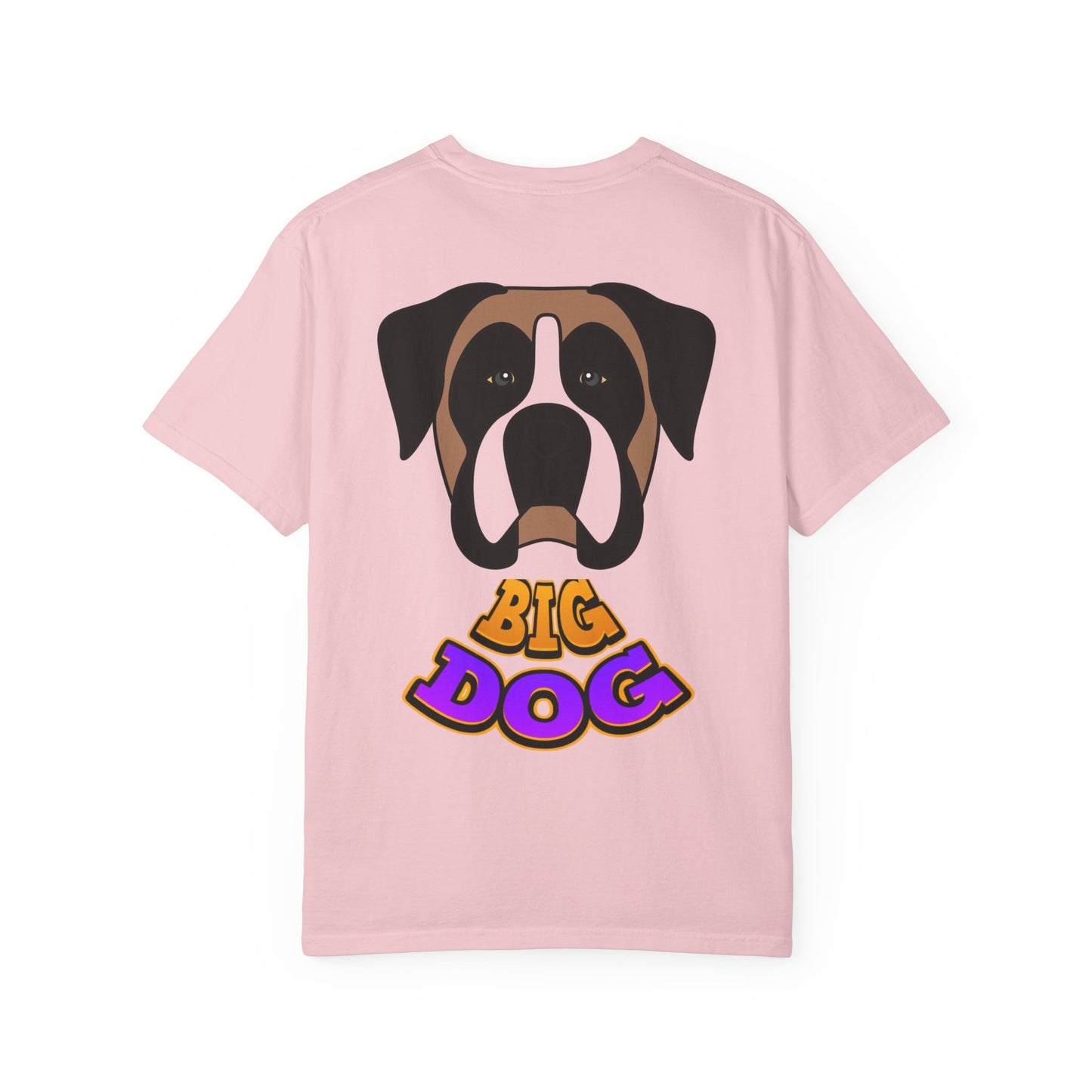 Big Dog Graphic T-Shirt — 'HYPUG' Retro Logo with Illustrated Boxer Dog