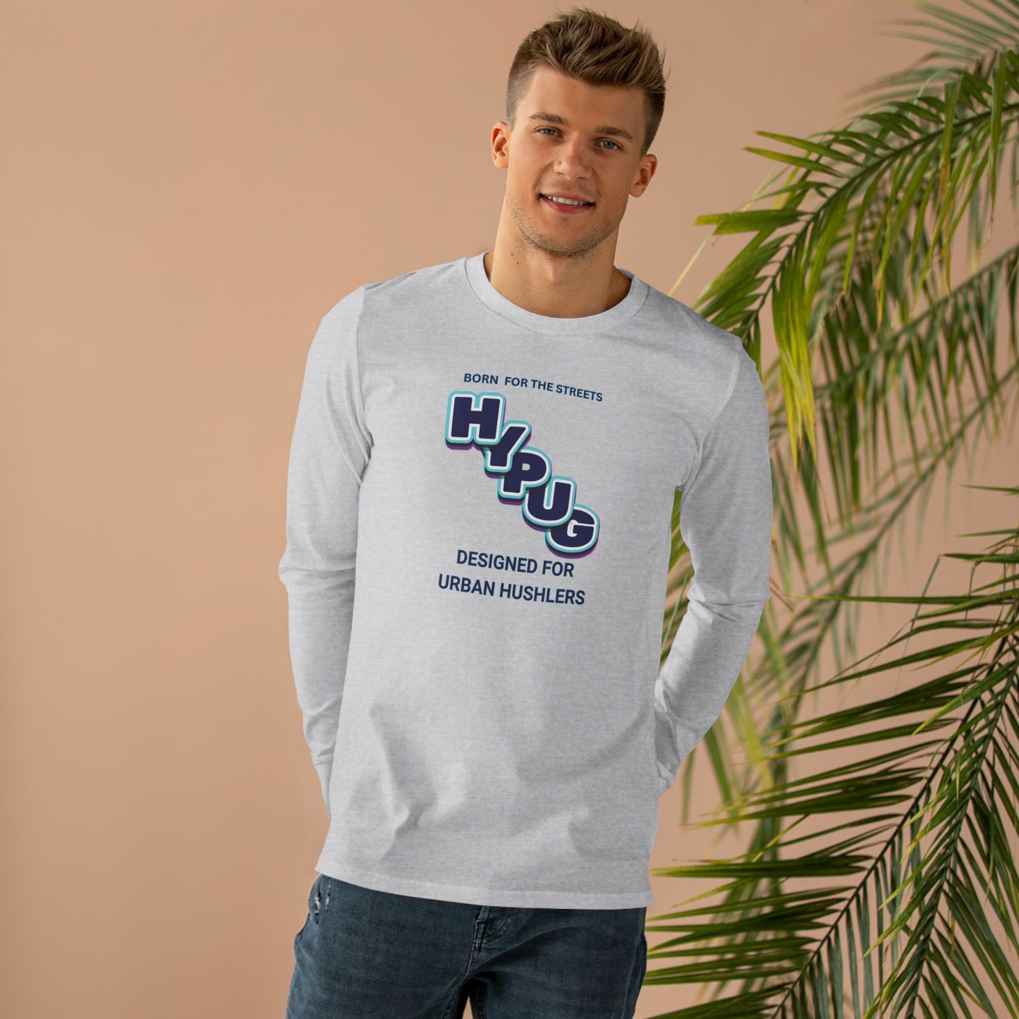 Urban Dogs Longsleeve Tee — "Hypug" Streetwear Graphic for Urban Hustlers