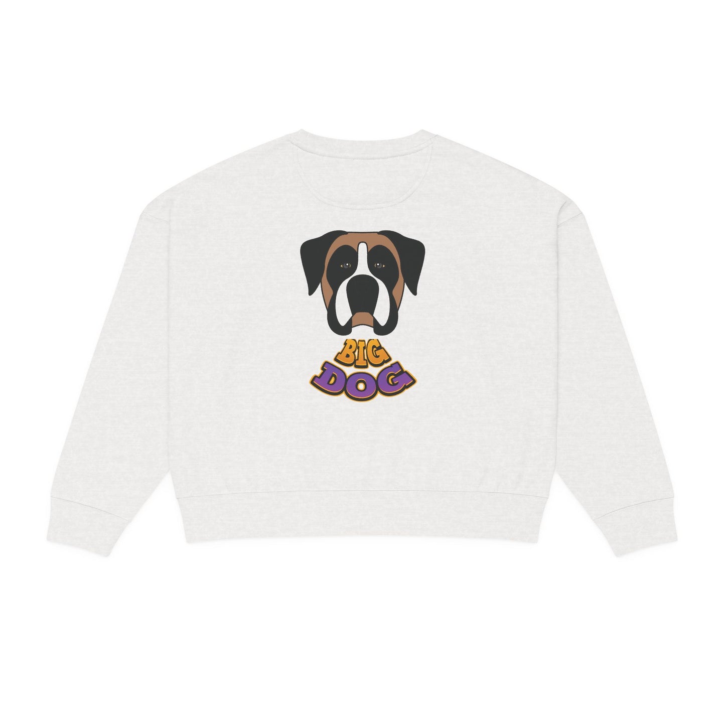 Big Dog Graphic Sweatshirt — Cute Retro Puppy Crewneck