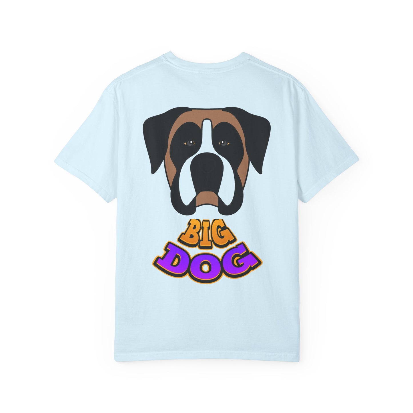 Big Dog Graphic T-Shirt — 'HYPUG' Retro Logo with Illustrated Boxer Dog