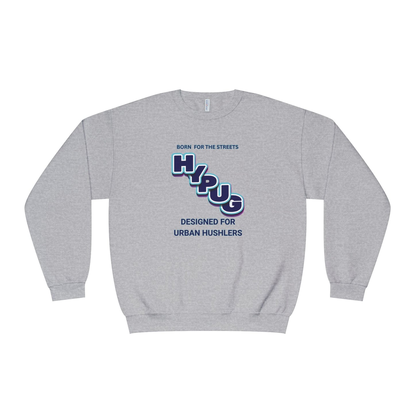 Hypug Urban Dogs Crewneck Sweatshirt — Graphic Puppy Logo Back Print