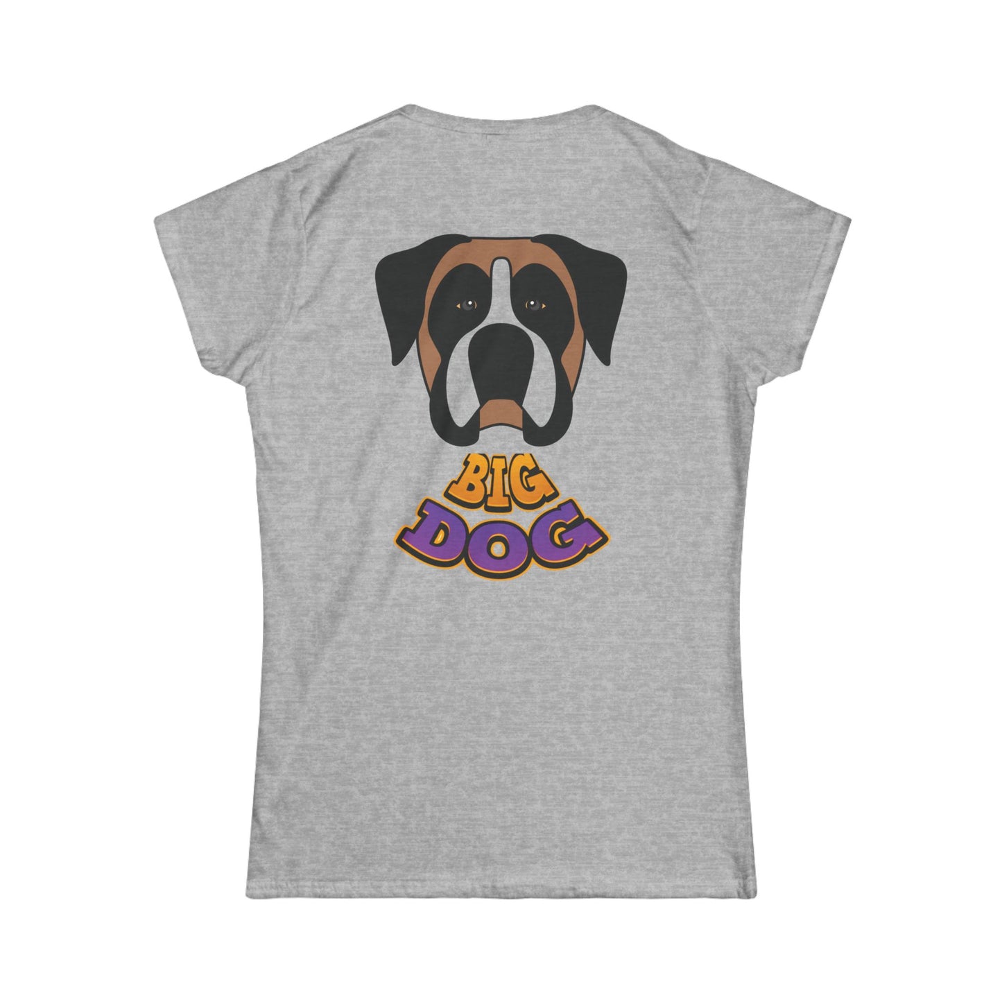 Hypug Big Dog Boxer T‑Shirt — Cute Pug/Boxer Dog Graphic Tee