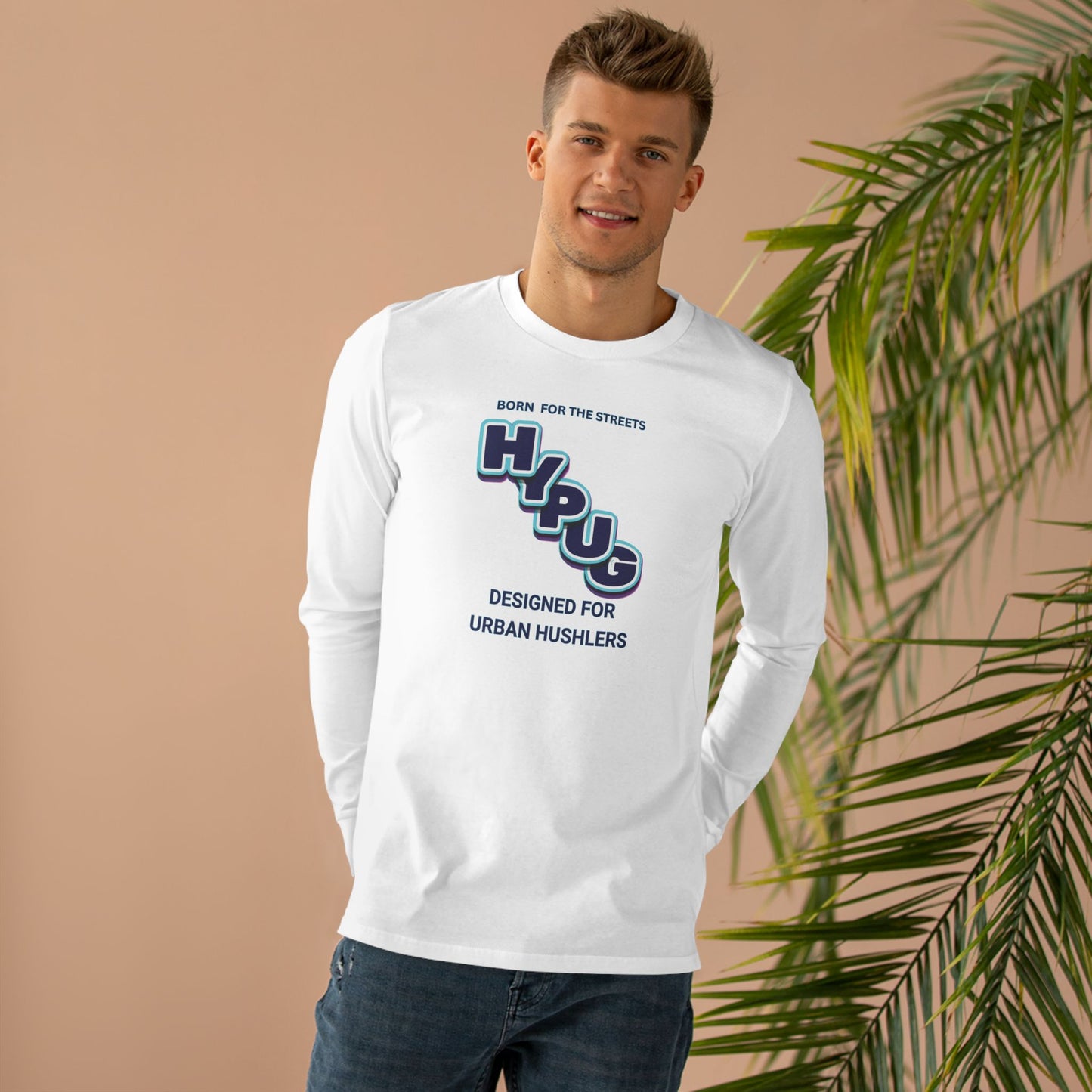Urban Dogs Longsleeve Tee — "Hypug" Streetwear Graphic for Urban Hustlers