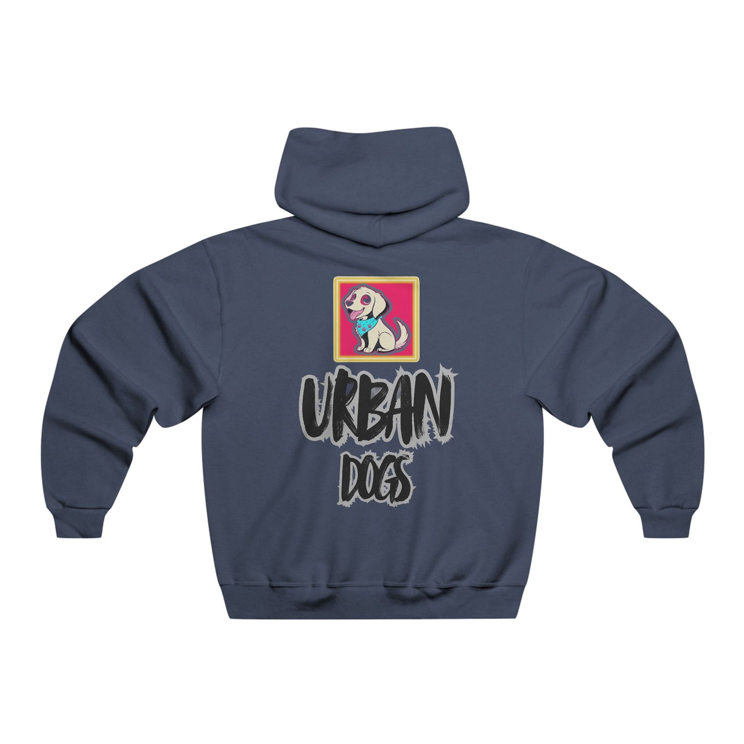 Hypug Urban Dogs Hoodie — "Hip Up" Graphic Pullover for Streetwear Fans