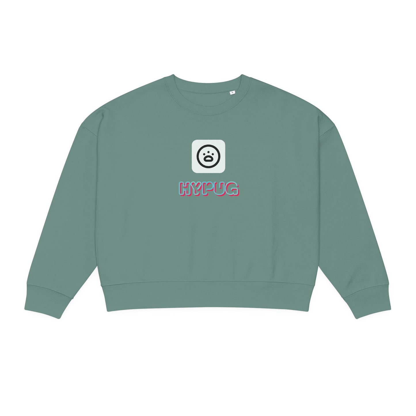 Big Dog Graphic Sweatshirt — Cute Retro Puppy Crewneck
