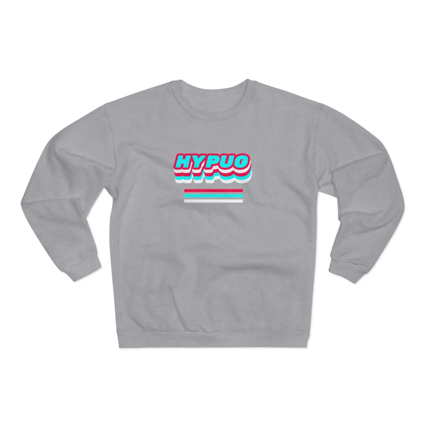 Hypug Pawprint Crewneck Sweatshirt — Hypug Retro 3D Pet Design