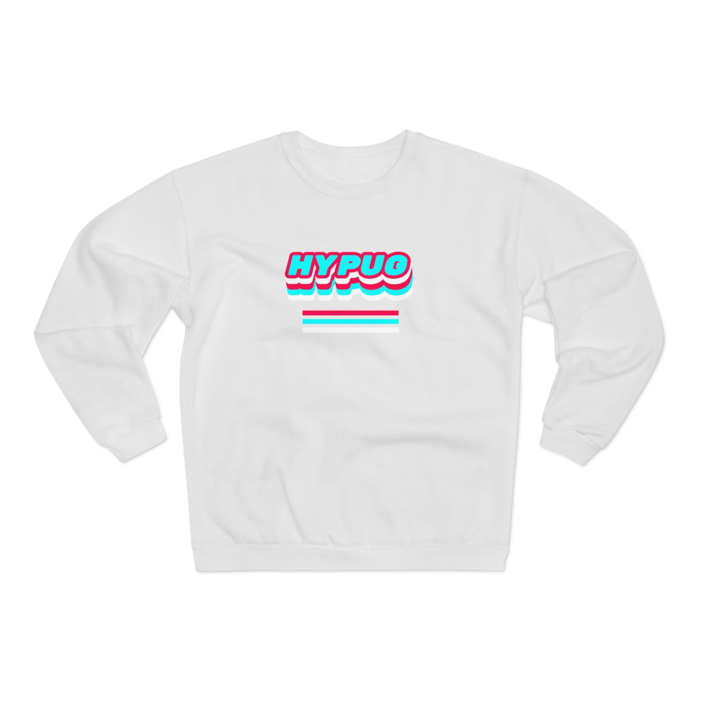 Hypug Pawprint Crewneck Sweatshirt — Hypug Retro 3D Pet Design