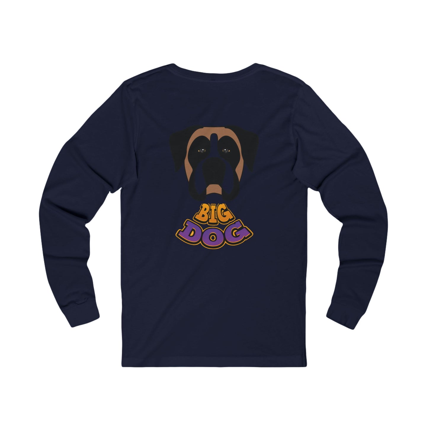 Big Dog Graphic Long Sleeve Tee — St. Bernard Illustration