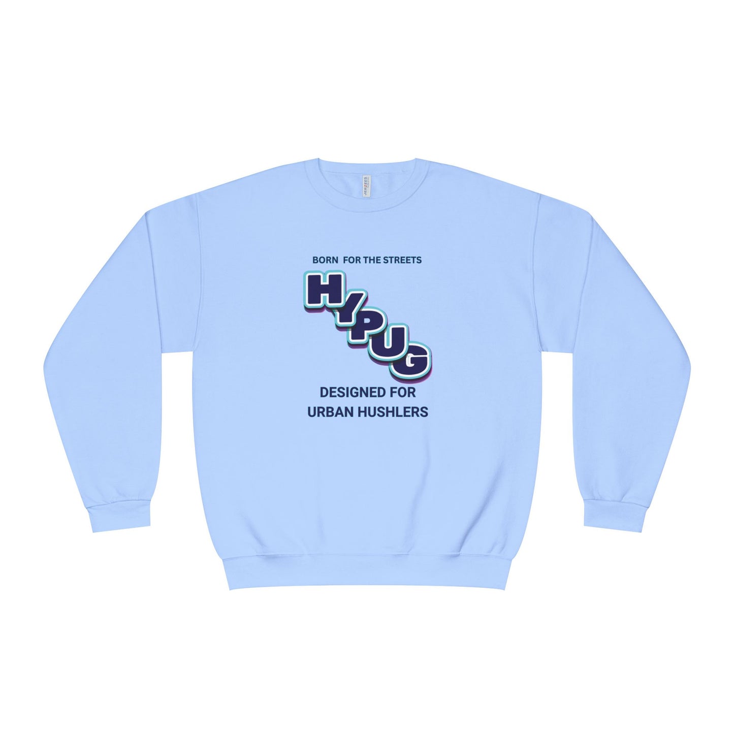 Hypug Urban Dogs Crewneck Sweatshirt — Graphic Puppy Logo Back Print