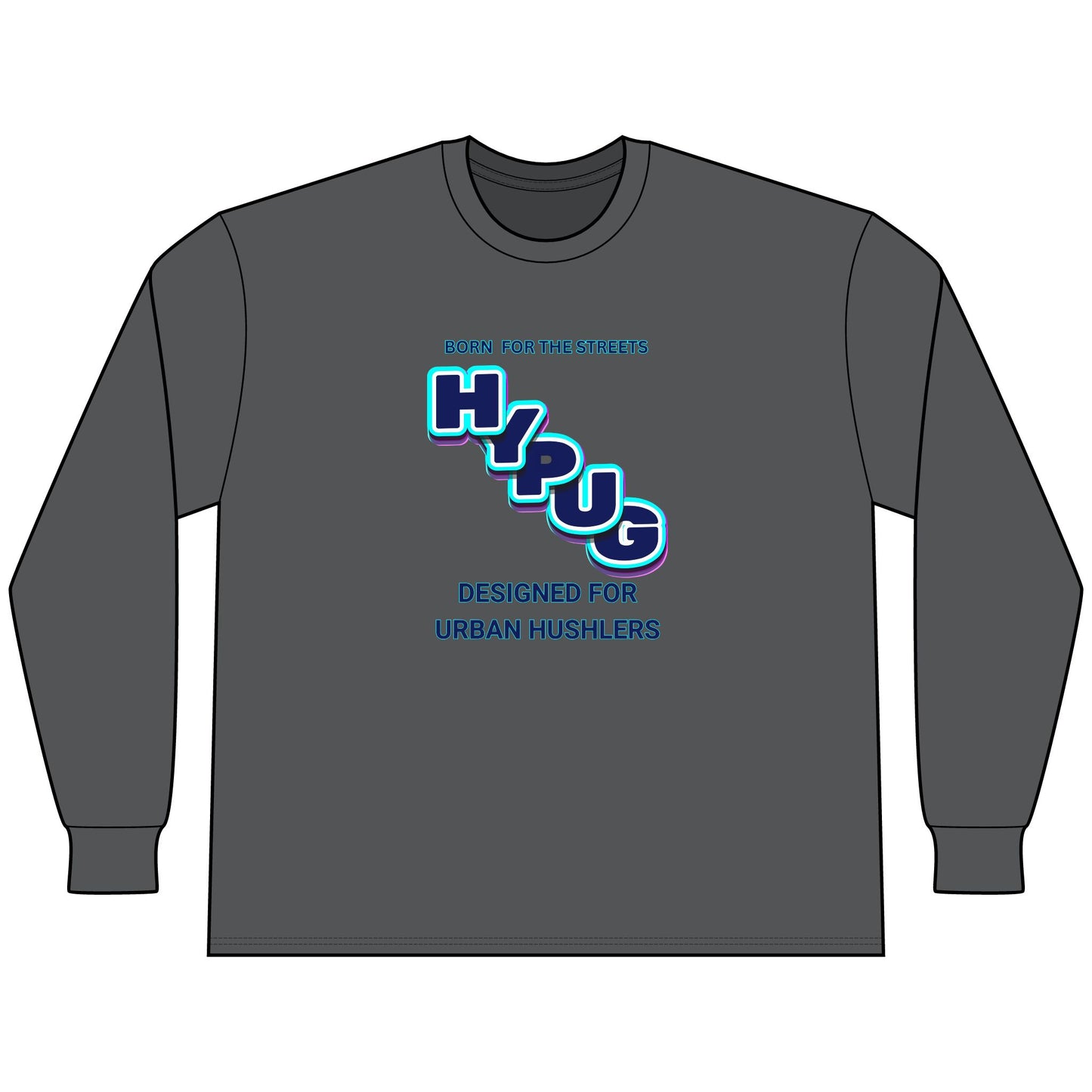 Urban Dogs Long Sleeve Tee — "Hypug" Streetwear Graphic