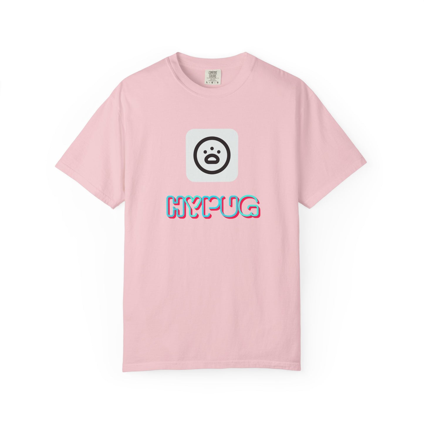 Big Dog Graphic T-Shirt — 'HYPUG' Retro Logo with Illustrated Boxer Dog