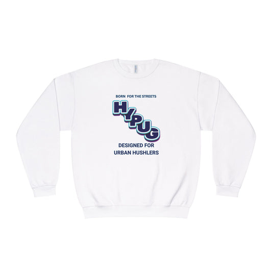 Hypug Urban Dogs Crewneck Sweatshirt — Graphic Puppy Logo Back Print