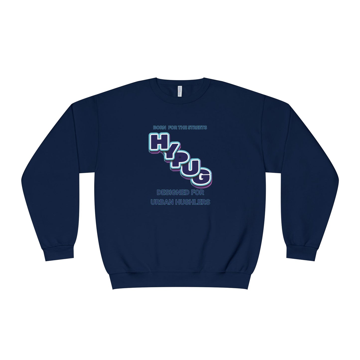 Hypug Urban Dogs Crewneck Sweatshirt — Graphic Puppy Logo Back Print