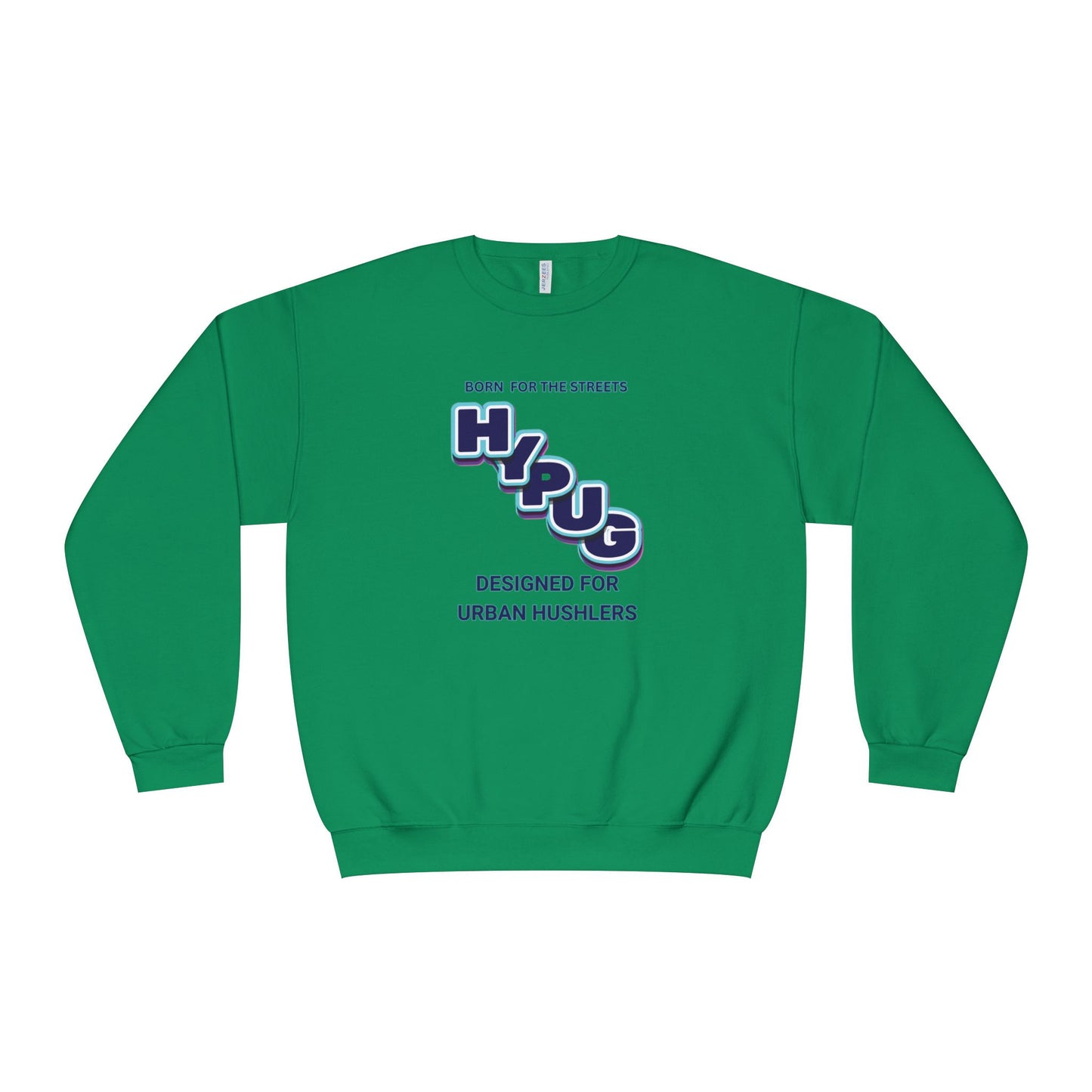 Hypug Urban Dogs Crewneck Sweatshirt — Graphic Puppy Logo Back Print