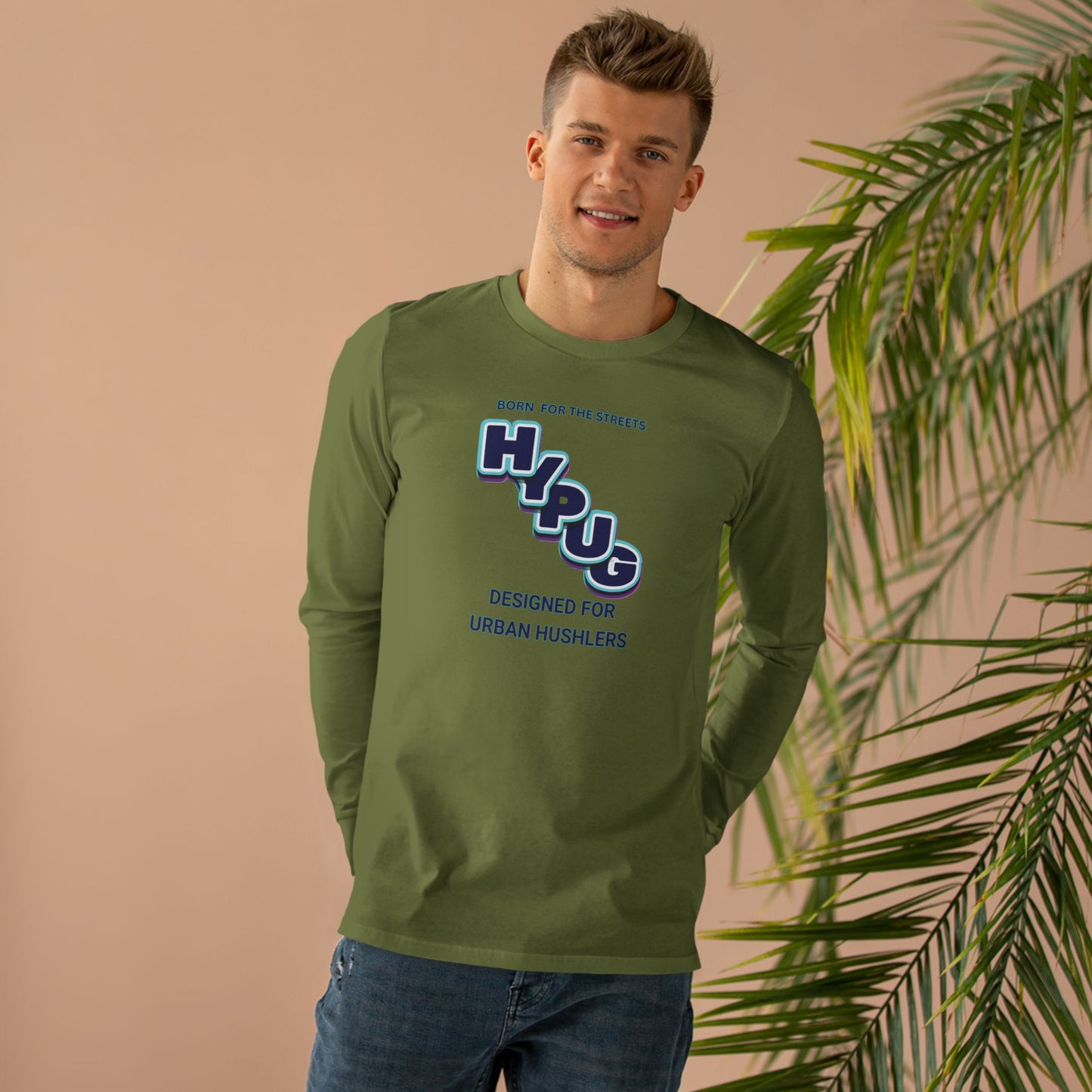 Urban Dogs Longsleeve Tee — "Hypug" Streetwear Graphic for Urban Hustlers