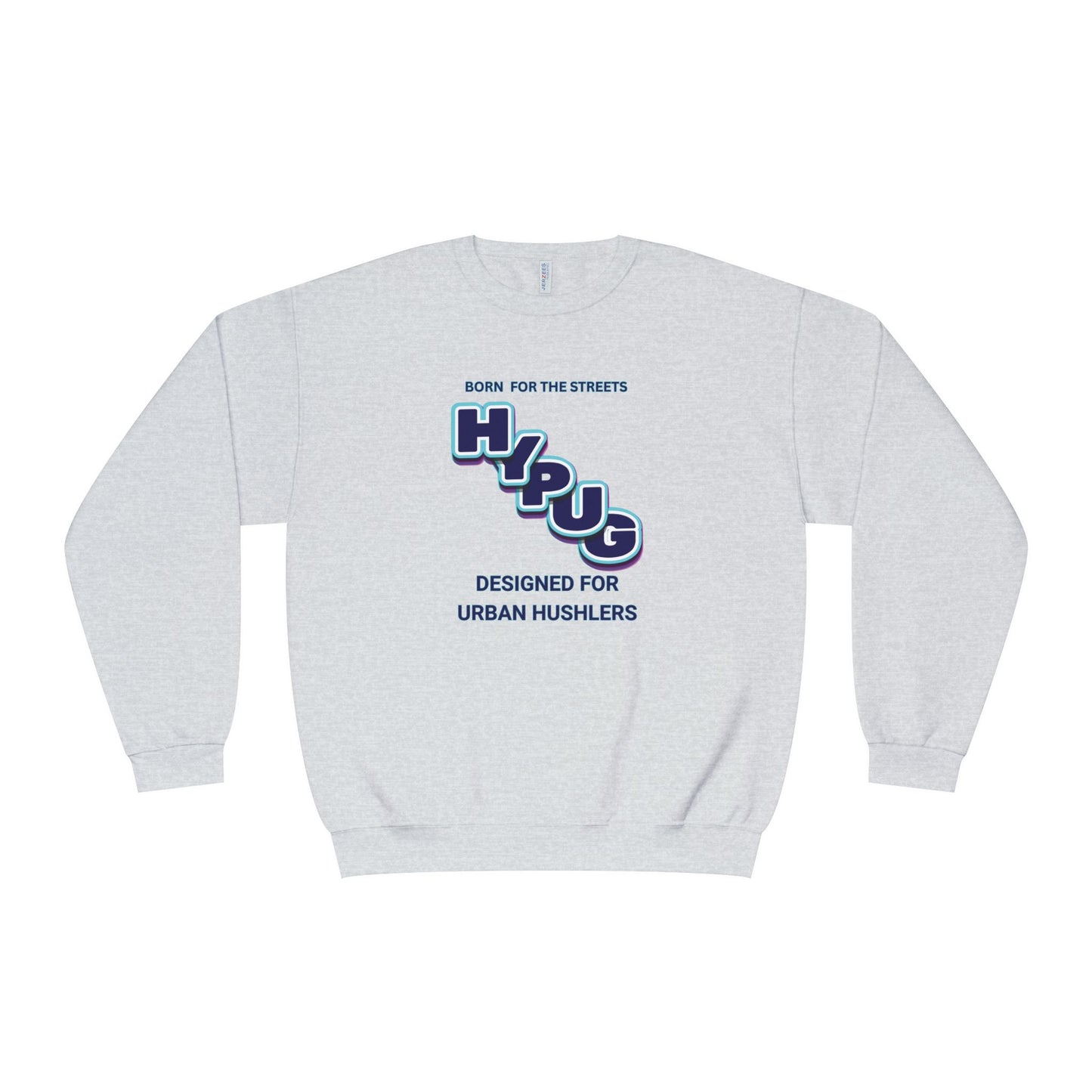 Hypug Urban Dogs Crewneck Sweatshirt — Graphic Puppy Logo Back Print