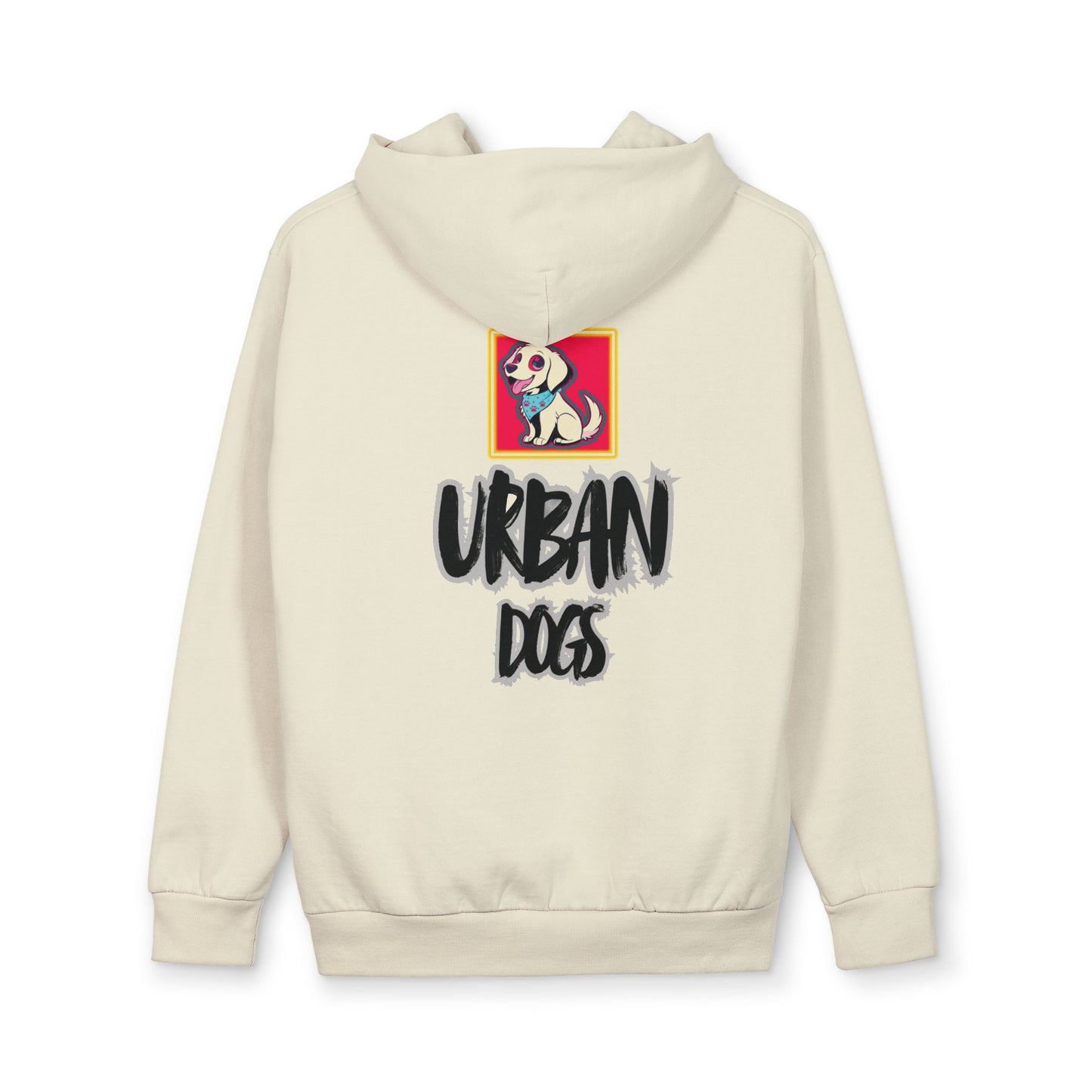 Urban Dogs Pullover Hoodie — Retro Pup Graphic Pullover for City Dog Lovers