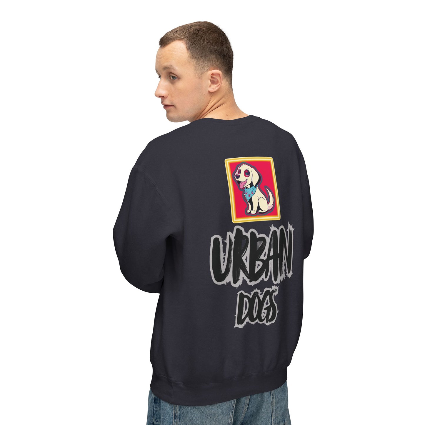 Crewneck Sweatshirt — “HYPUG: Born for the Streets / Designed for Urban Hushlers”