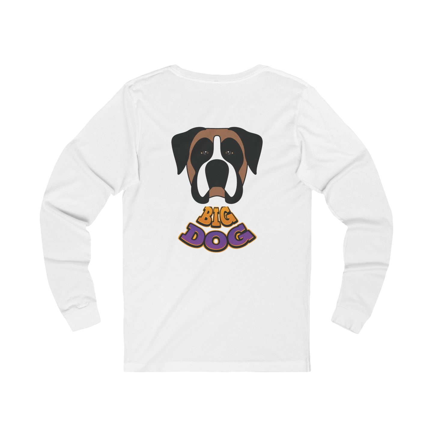 Big Dog Graphic Long Sleeve Tee — St. Bernard Illustration