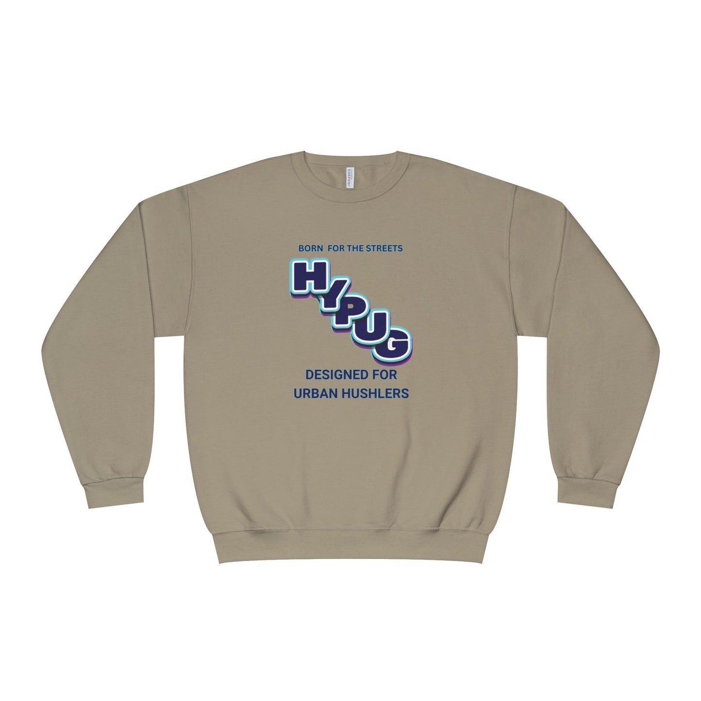 Hypug Urban Dogs Crewneck Sweatshirt — Graphic Puppy Logo Back Print