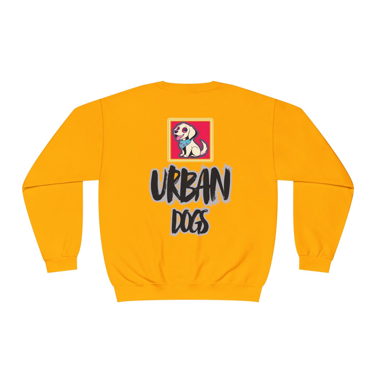Hypug Urban Dogs Crewneck Sweatshirt — Graphic Puppy Logo Back Print