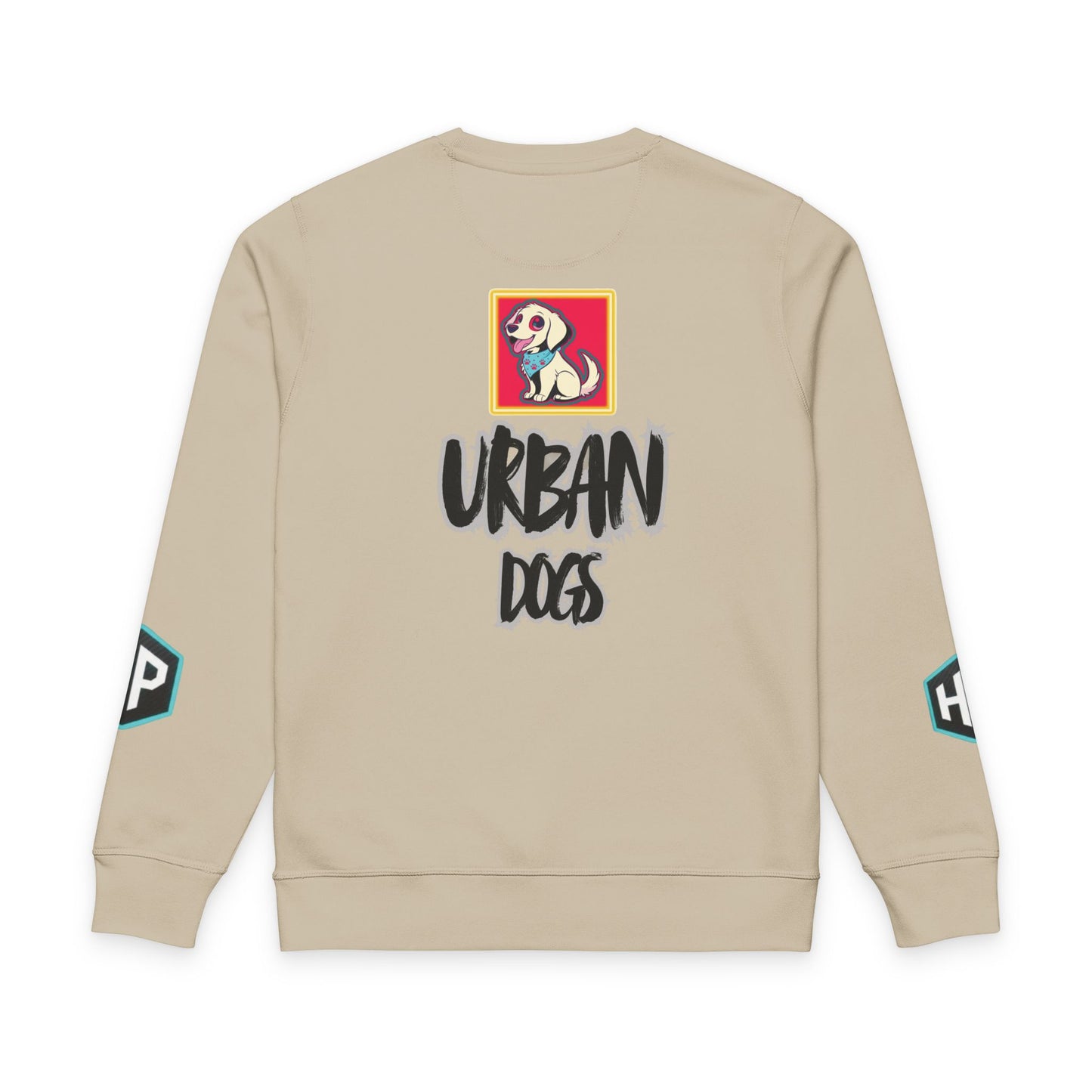 Hypug Urban Dogs Sweatshirt — "Born for the Streets" Graphic Crewneck