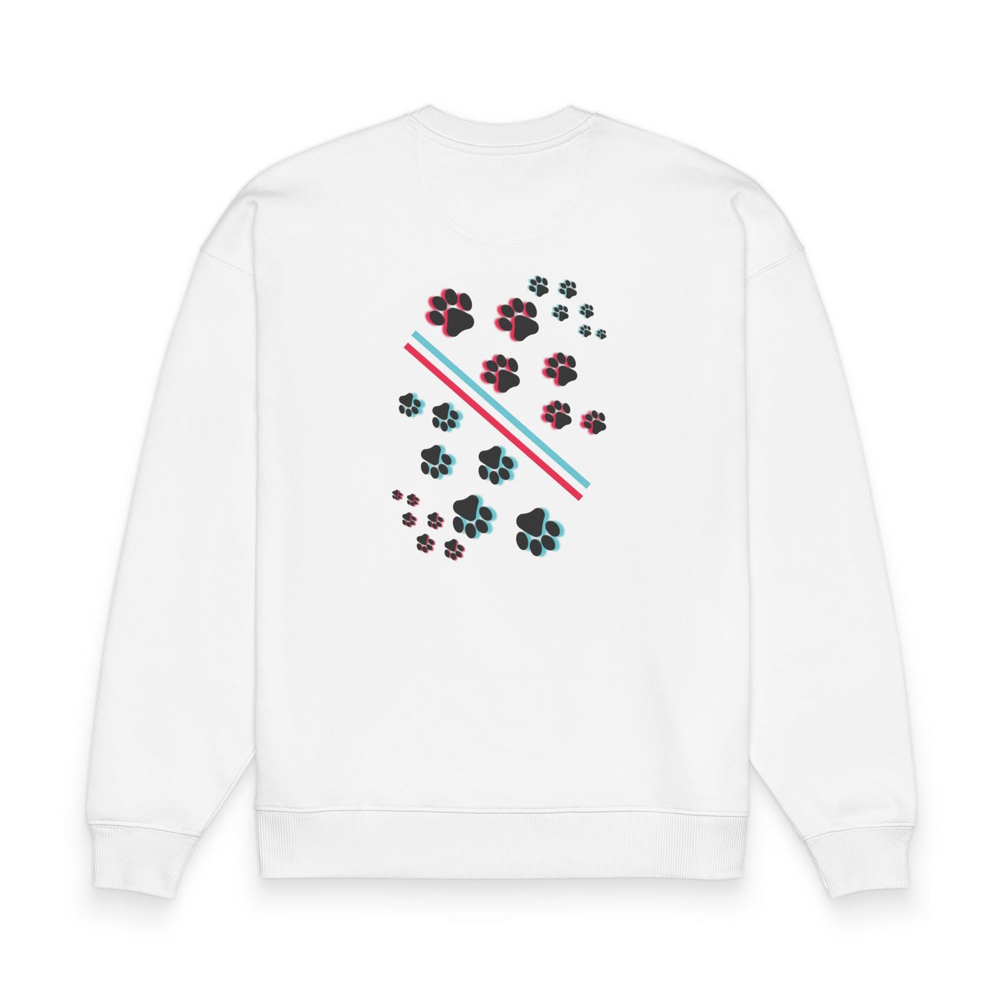 HYPUG Retro Paw-Print Sweatshirt